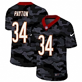 Nike Chicago Bears 34 Payton 2020 2ND Camo Salute to Service Limited Jersey zhua,baseball caps,new era cap wholesale,wholesale hats